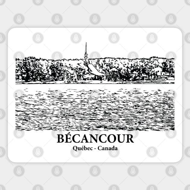 Bécancour - Québec Magnet by Lakeric